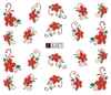 A307-312 Flower Water Nail Sticker