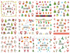 A1153-1164 Christmas Water Nail Sticker