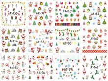 A1153-1164 Christmas Water Nail Sticker