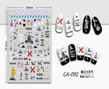 CA-092 3D Magic Halloween Nail Sticker