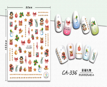 CA-336 3D Christmas Gifts Nail Sticker