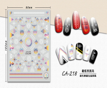 CA-218 3D Ethnic Style Nail Sticker