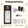 SN001-012 Rainbow Nail Sticker