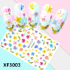 XF3003 3D Self Adhesive Flower Nail Art Sticker 