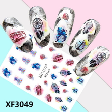 XF3049 3D Self Adhesive Nail Sticker 
