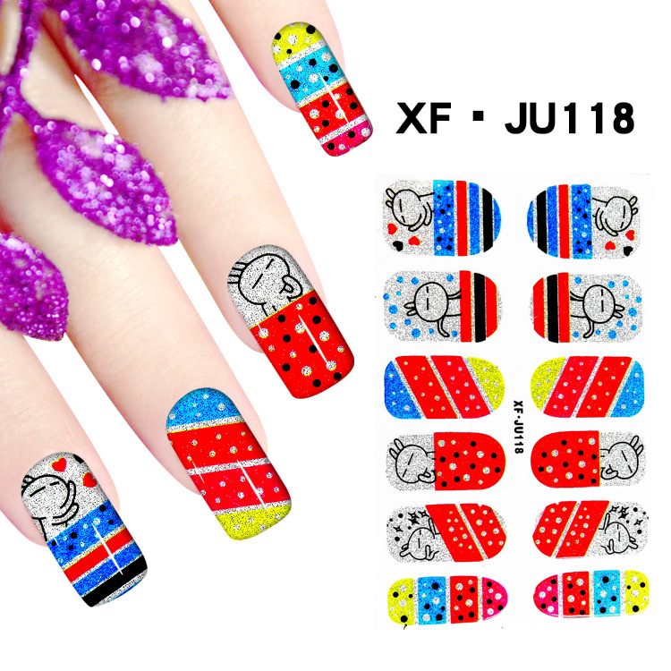 JU118 Nail Polish Sticker 