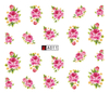A007-012 Flower Water Nail Sticker