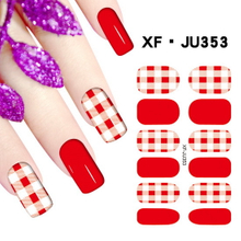 JU353 Full Cover Nail Polish Sticker 