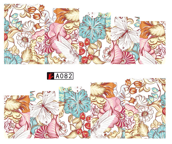 A079-084 Water Nail Sticker