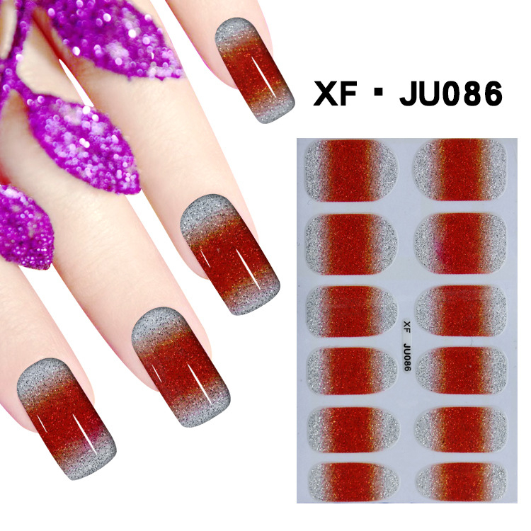 JU086 Nail Polish Sticker 