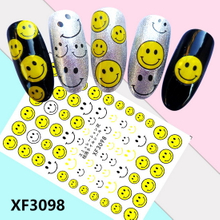 XF3098 3D Self Adhesive Emoji Nail Sticker 