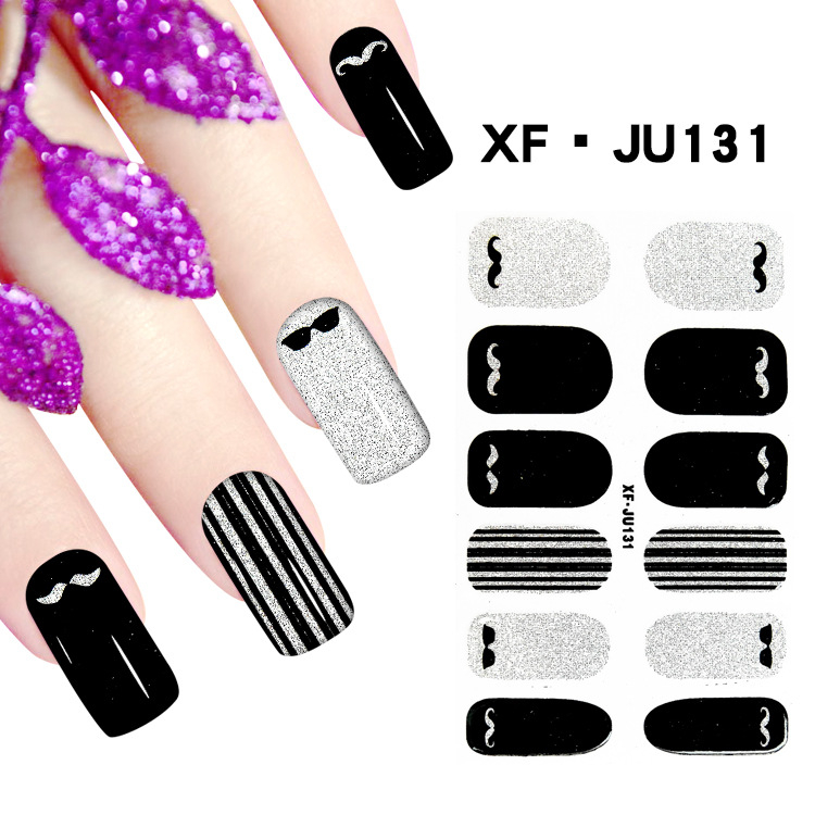 JU131 Full Cover Nail Polish Sticker 