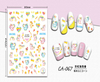 CA-067 3D Rainbow Unicorn Nail Sticker