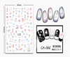 CA-066 3D Star Unicorn Nail Sticker