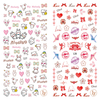 LY127-128 Thin 3D Cute Animal Nail Sticker