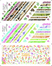 HOT019-021 Water Nail Sticker
