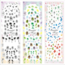 HOT172-174 Coconut Tree Water Nail Sticker