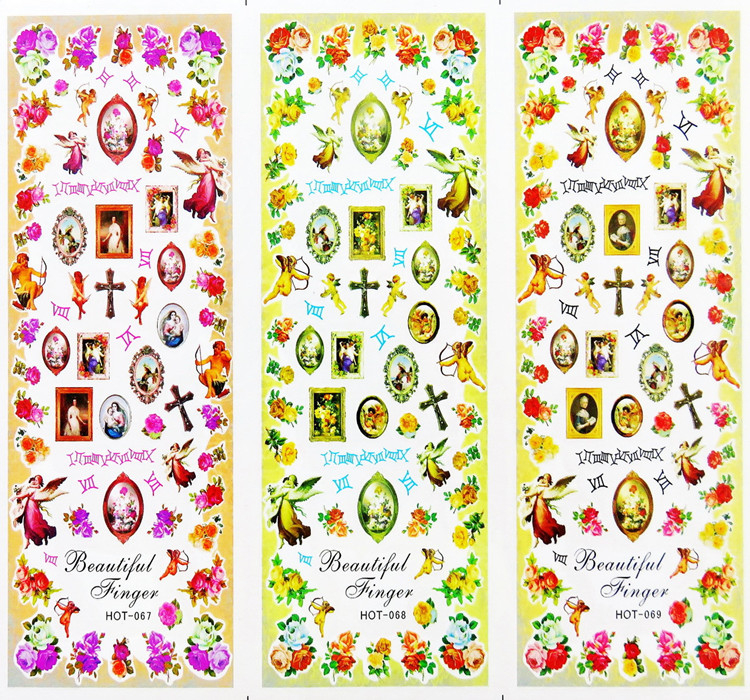 HOT067-069 Water Nail Sticker