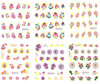 Flower Water Nail Sticker