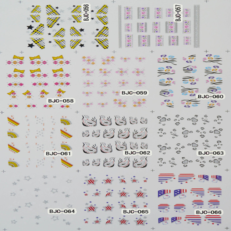 BJC Water Nail Sticker