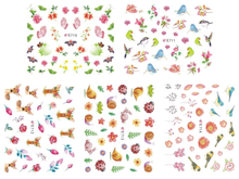 E710-720 3D Spring Flower Butterfly Simulation Nail Art Sticker