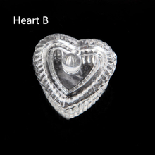 Glass Dappen Dish Heart Shape