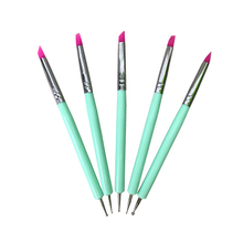 Nail Silicone Pen with Dotting Tools