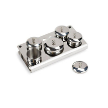 5PCS Mini Stainless Steel Dappen Dish Liquid Powder Holder