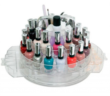 Round Nail Polish Display Holder Cosmetic Storage Box