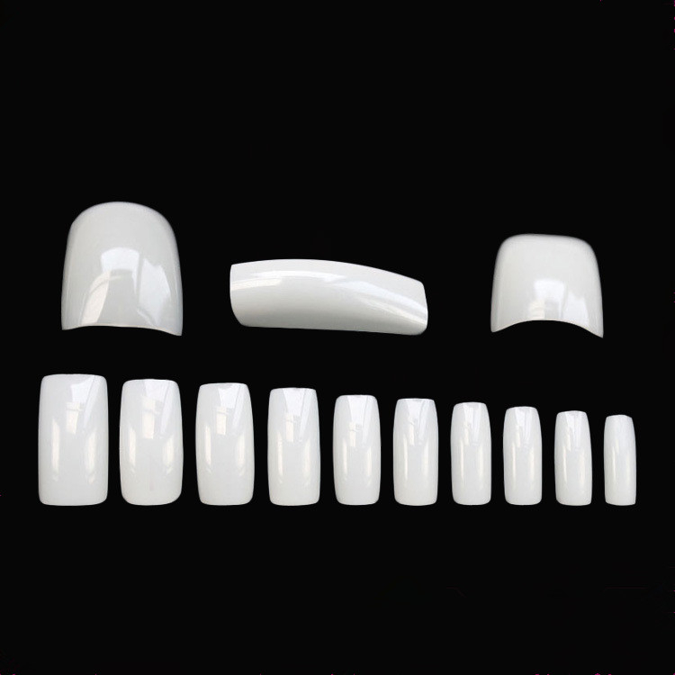 500PCS Hot Sales False Acrylic Artificial Nails Tip Fake Full Cover Nail Tips
