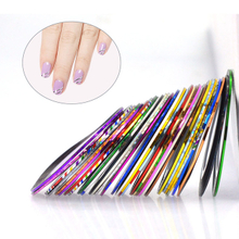 1mm 30 Colors Nail Adhesive Striping Tape