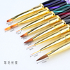 Nail Art Eye Cat Crystal Rhinestones Handle Nail Art Brush 