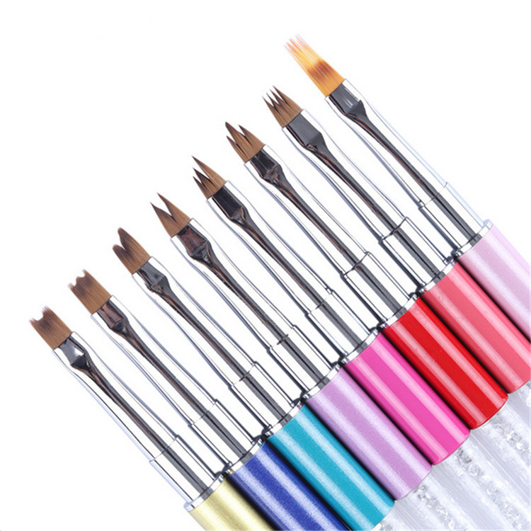Unique Shape Nail Brush For Build Flower Beauty