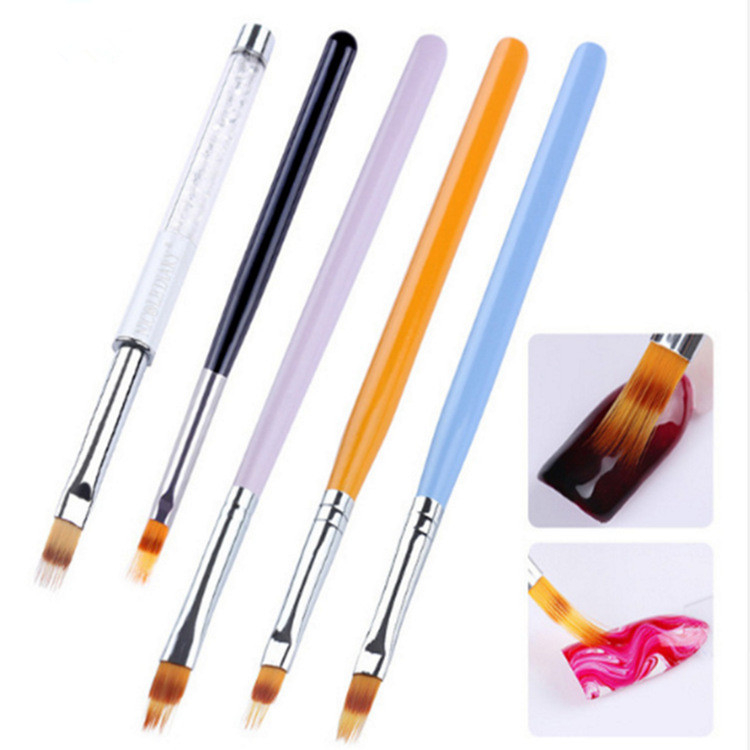 Wood Handle Nail Art Ombre Brush
