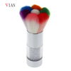 Metal Handle Flower Nail Dust Brush