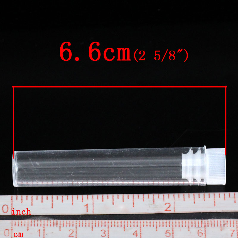 Rhinestone Beads Container Tube