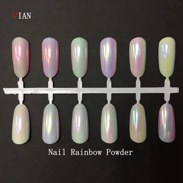 Rainbow Nail Pigment Powder
