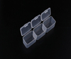 21 Slots Plastic Clear Nail Tools Storage Box