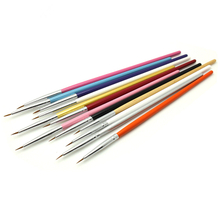 12pcs Painting Pen Nail Liner Brush Set