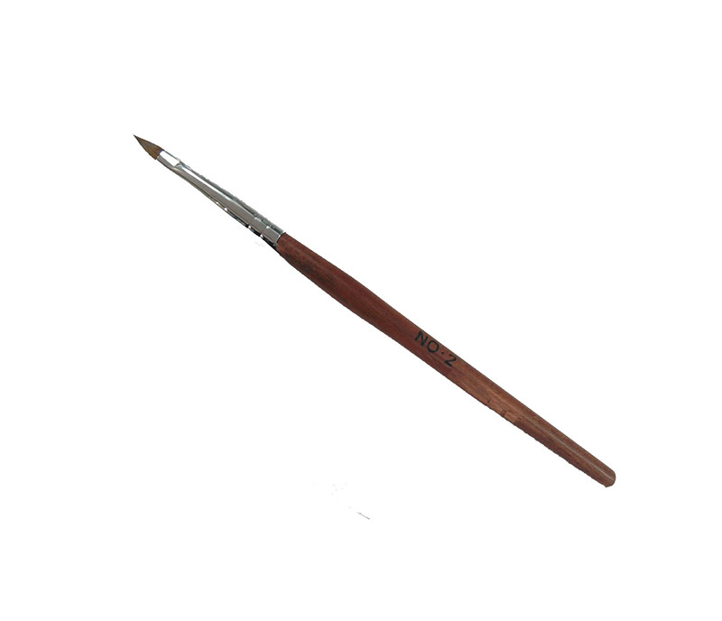 2#-10# Professional Wooden Painting Kolinsky Acrylic Nail Brush