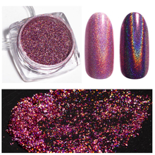 Nail Art High-grade Laser Rose Gold Rainbow Blue Electroplating Mirror Powder Nail Powder