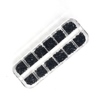 Black Nail Art Decoration Nail Rhinestone Accessories