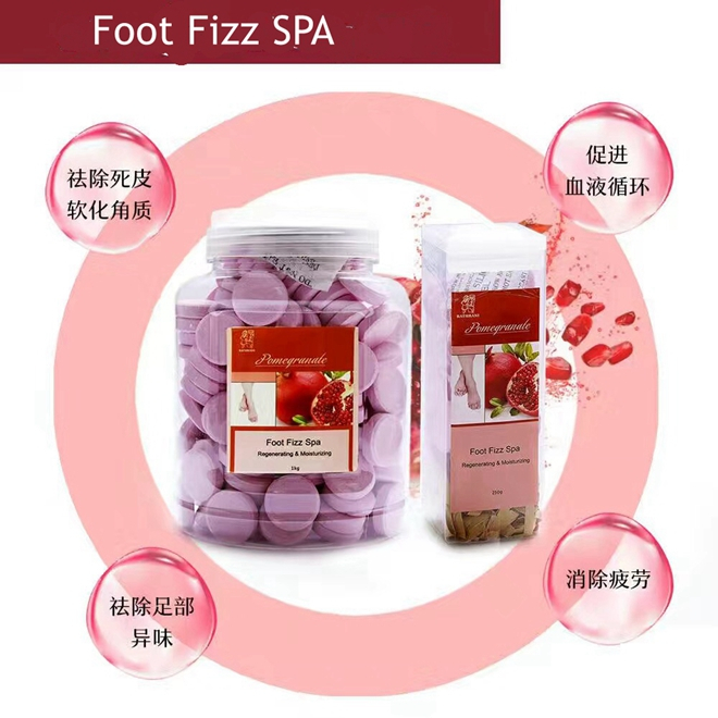 Foot Fizz SPA with Fragrance milk&hondy/Pomegranate