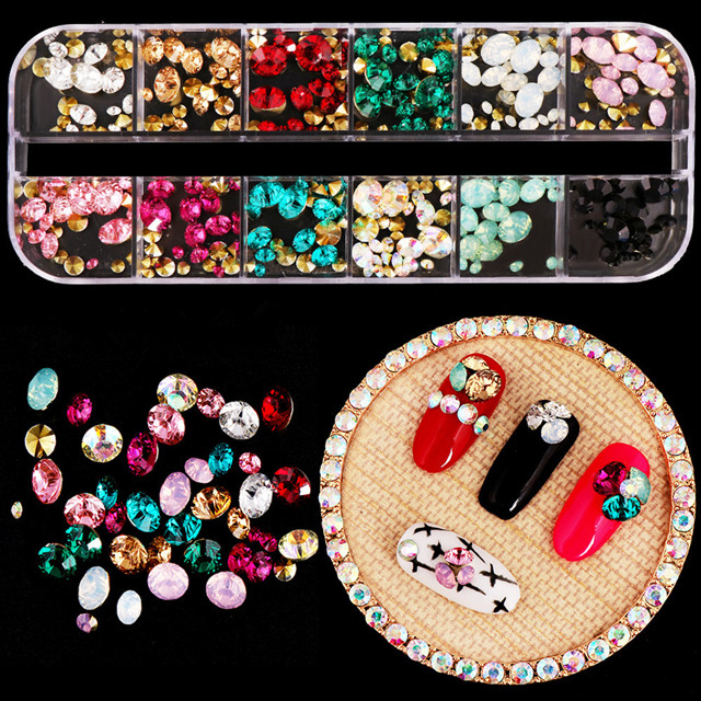 Newest Colorful Nail Rhinestone Decoration