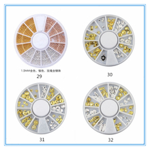 Nail Decoration in Wheel 