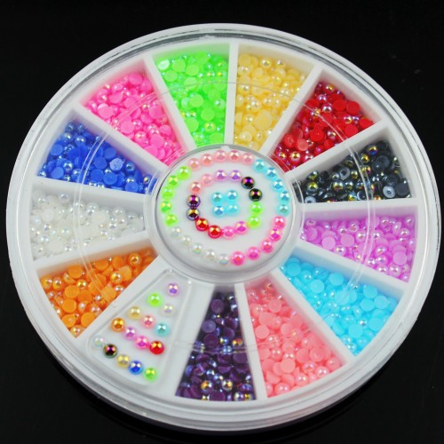 AB Pearl Nail Rhinestones
