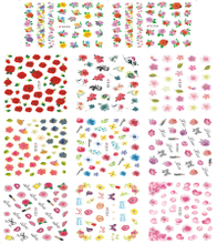 E325-335 3D Flower Simulation Nail Art Sticker