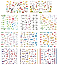 E248-258 3D Animals And Plants Simulation Nail Art Sticker