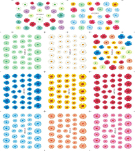 E292-302 3D Flower Simulation Nail Art Sticker