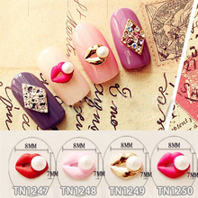 Lips Series Nail Decoration